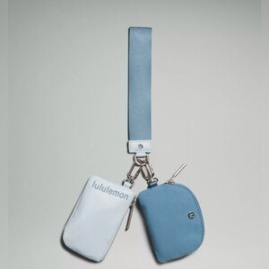 Lululemon Dual Pouch Wristlet - Utility Blue